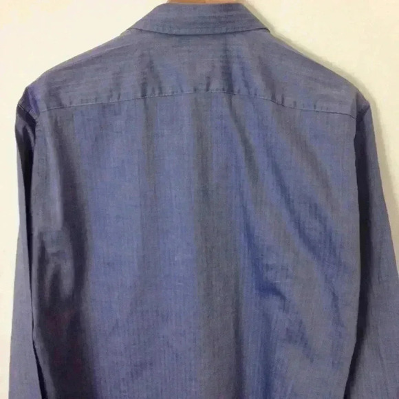 Hugo Boss Blue Button XL Regular Fit Shirt - Picture 4 of 5